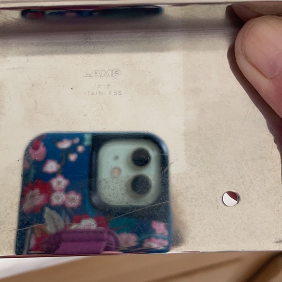 One 3.3/4” drawer pull 2 holes 2.1/4 deep stainles - Picture 3 of 3